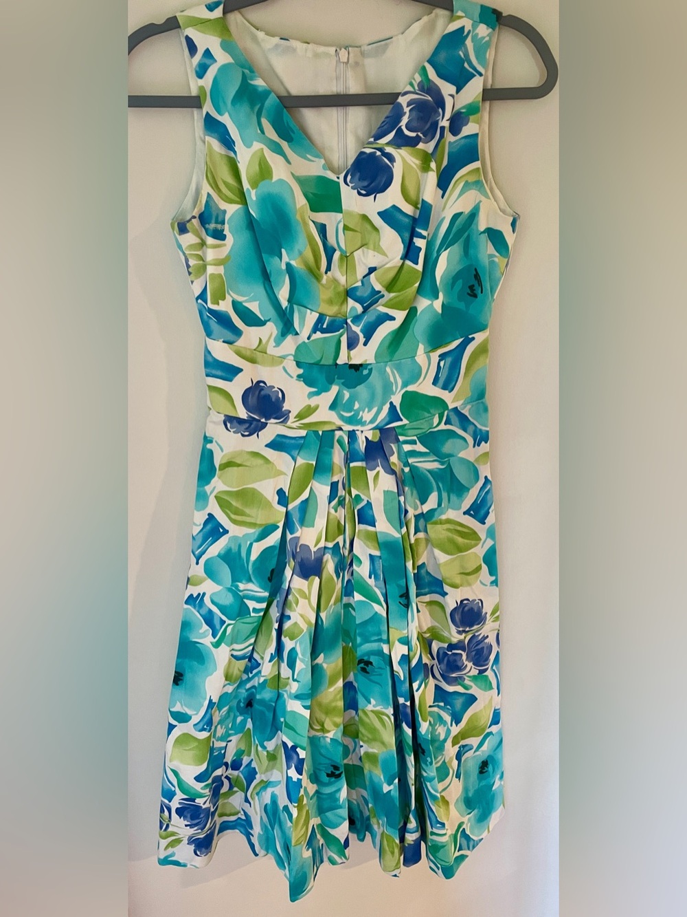 Handmade Floral Fit-and-Flare Dress